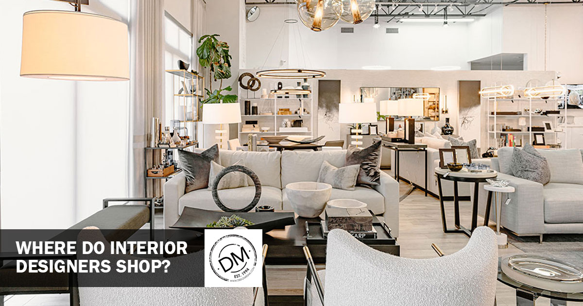 where do interior designers shop