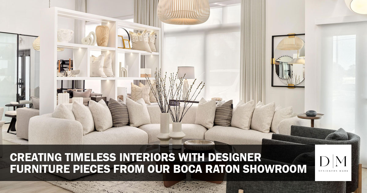 designer furniture showroom in Boca Raon